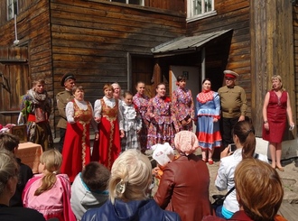 Казачьи гуляния в доме-музее Я. Райниса